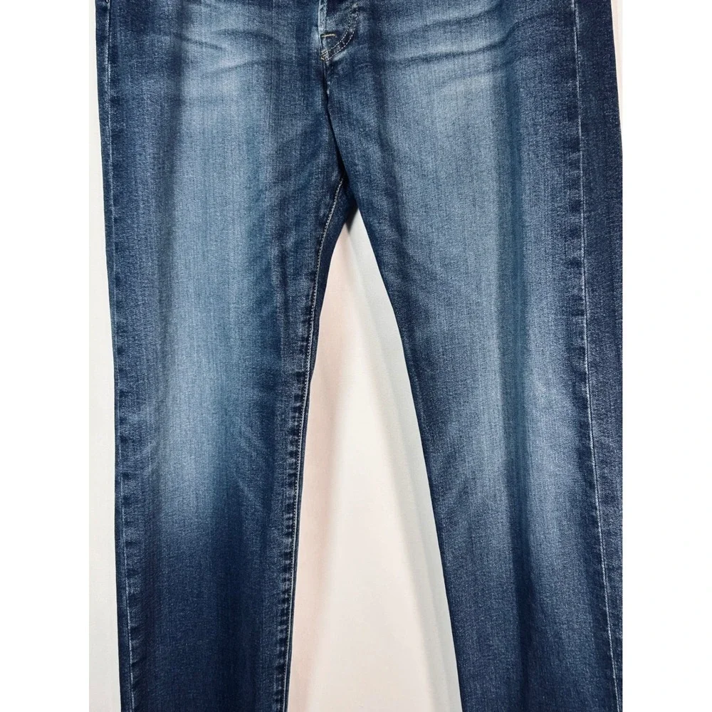 Levis‎ 501 Original Fit Mens Jeans 36x34 Blue Denim Button Fly Straight Leg